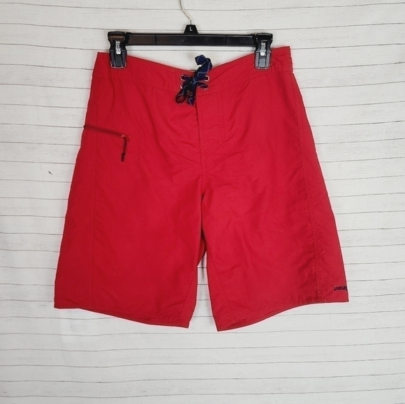 PATAGONIA HYBRID BOARD SHORTS IN RED, SZ 30 - Picture 2 of 9